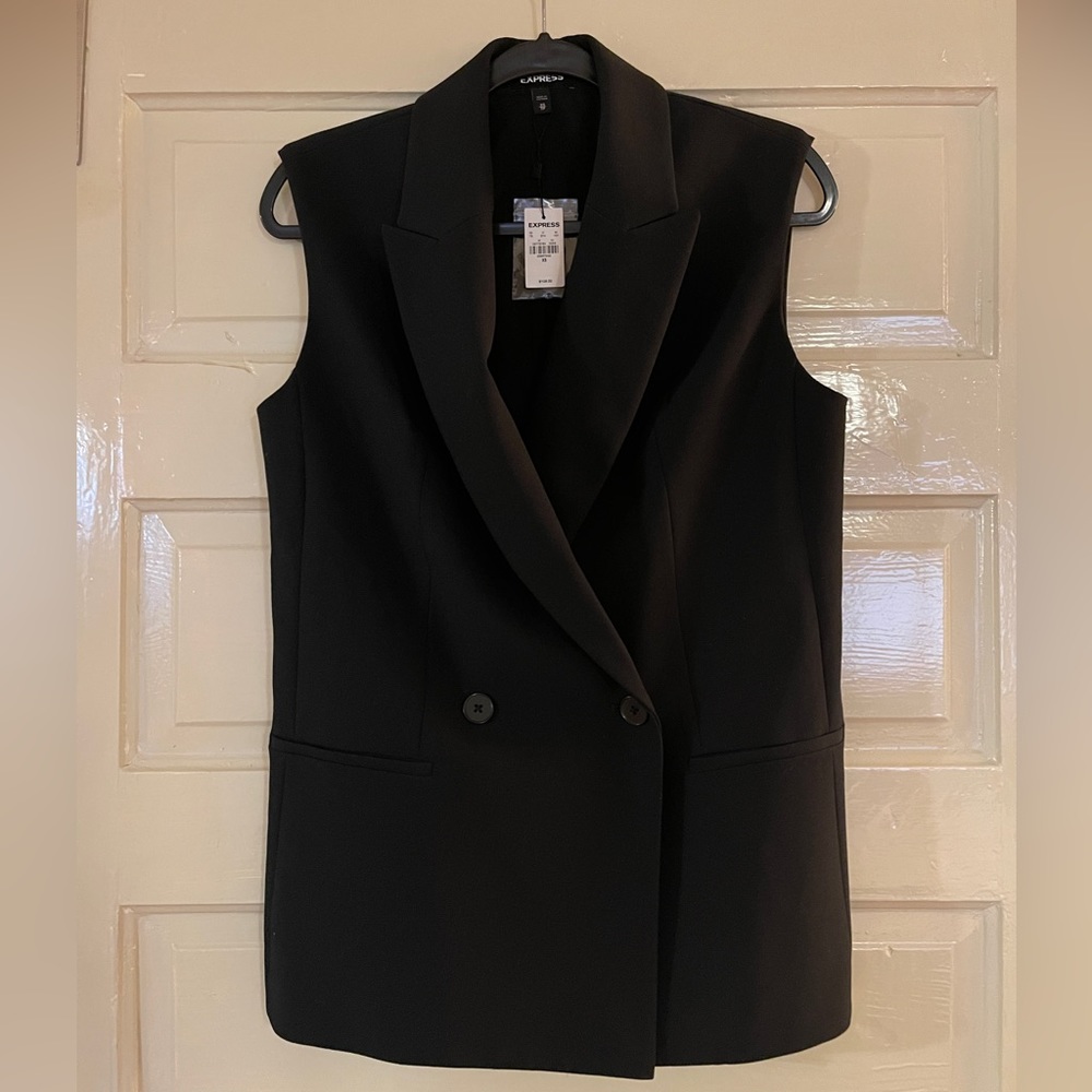 Black Express Longline Vest